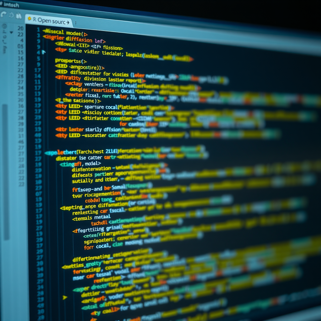 Screenshot of open-source code repository interface displaying video diffusion model implementations, documentation, and collaborative development tools for stable diffusion research